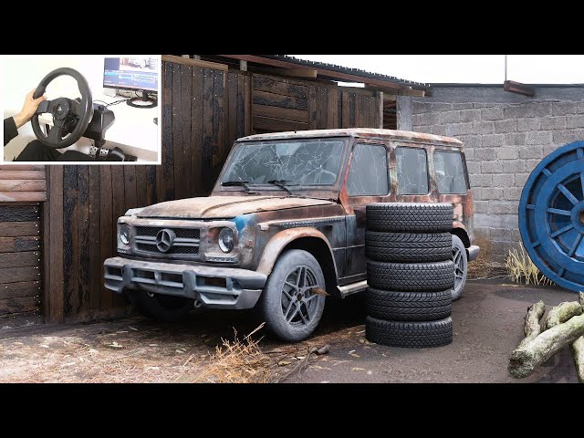 Rebuilding Mercedes-Benz G65 AMG - Forza Horizon 5 ( steering wheel gameplay )