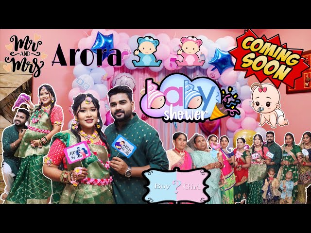 BABY SHOWER🤰🏻 traditional Godh bharai 2023 | koi aane wala hai | Monika & Deepak | #babyshowervlog