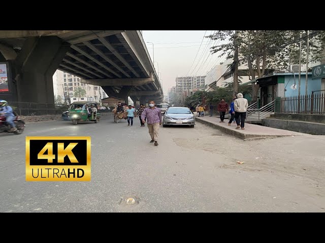 Dhaka City Tour 2024 - 4K Virtual Walking in Capital City of Bangladesh