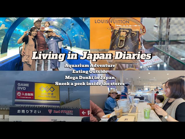 🦈 Living in Japan| Aquarium Adventure| Family Day Whats inside in MEGA DONKI| Night Drive going home