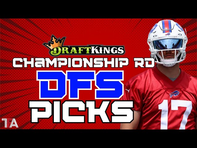 NFL DFS Conference Championship Picks, DFS Strategy, and Lineup Build