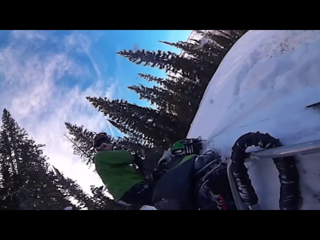 PixPro 360 snowmobiling 2016 - Rider gets EJECTED carving too deep - ZebsDead?