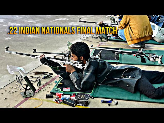 Shooting competition Indian nationals final match at bhopal shooting range