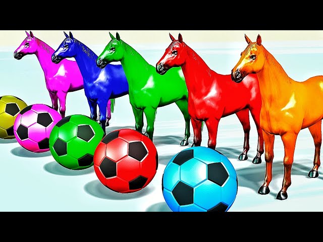 🔴LIVE! FUN With 3d Animals Dino Elephant Cow Buffalo Rooster Tiger Funny Game Animation