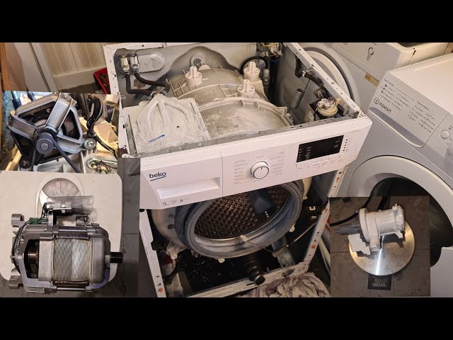 Removing Old Washing Machine Motor And Pump (WMS E6)   ....Scotland....2025.....