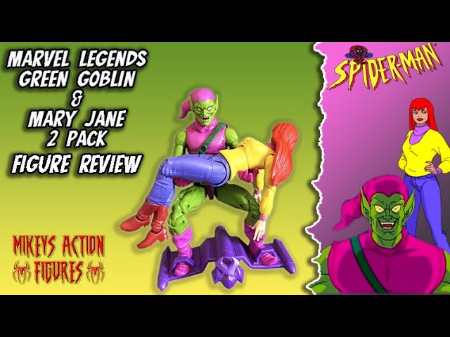 MARVEL LEGENDS THE ANIMATED SERIES MARY JANE & GREEN GOBLIN TWO PACK VHS