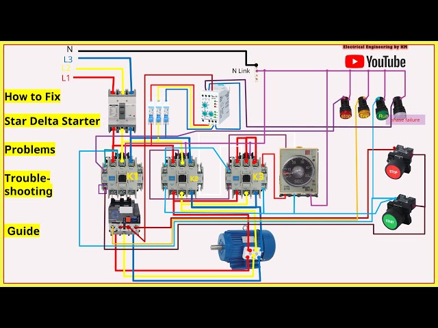 how to fix Star-Delta Starter problems / Star Delta Starter Troubleshooting