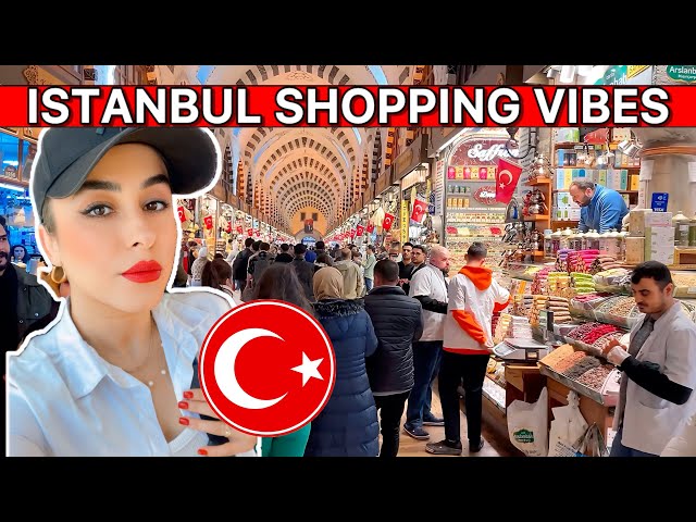 Turkiye🇹🇷Istanbul Shopping Vibes,Sirkeci,Eminonu Bazaar,Egyptian Bazaar,Fake Market Tour |4K