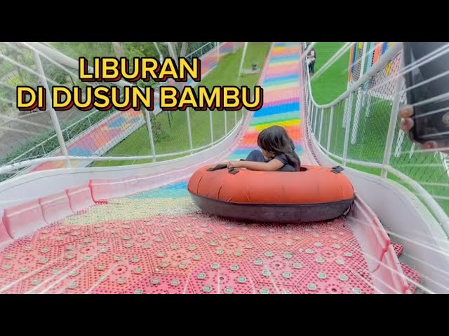 Pertama Kali Nayira Naik Seluncuran Pelangi-Di Lembang-Holiday 💞