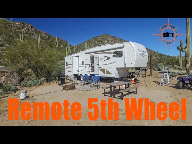 Remote Fulltime 5th Wheel Set Up ~ Full RV Tour & Mobile Income Plans