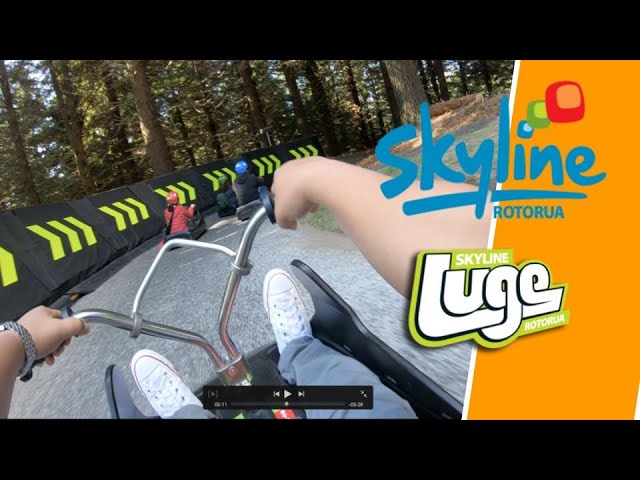 SKYLINE LUGE, ROTORUA 4K UHD | SCENIC TRACK | Relaxing Phase