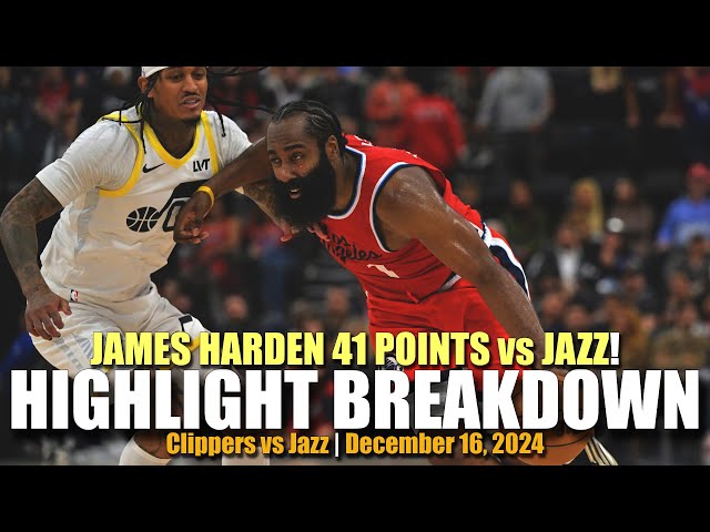 James Harden CAN'T BE STOPPED! 41 Points vs Jazz! | Full Breakdown