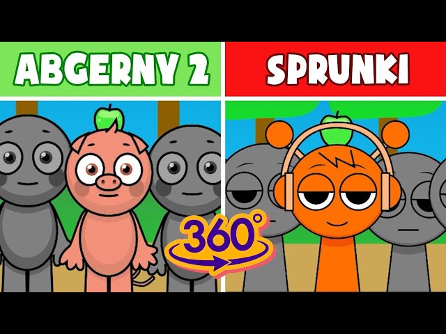 360 VR | Incredibox Abgerny 2 Vs. Abgerny But Sprunki |Normal And Horror Version (NEW MOD)