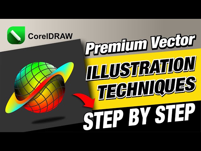 🔥 CorelDRAW Tutorial: How to Create Premium Vector Illustration | 3D Astro Logo🔥