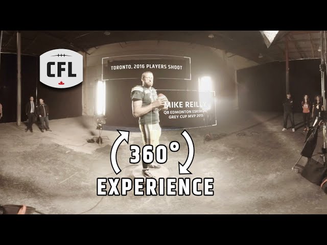 360° Video | CFL QB Photoshoot