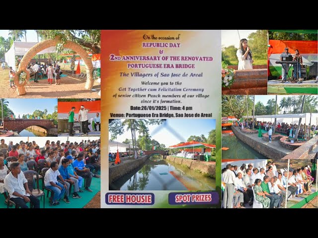 2nd Anniversary Celebration of the Renovated Portuguese-Era Bridge | São José de Areal, Goa