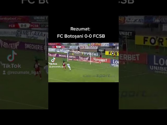 Rezumat: Botoșani vs FCSB