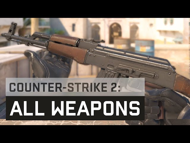 All Weapons + Grenades in Counter Strike 2. Source 2 Engine