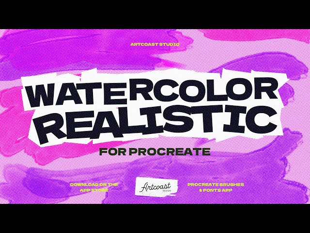 Bring Watercolors to Life! 🎨 30 Essential Brushes for Stunning Procreate Art!