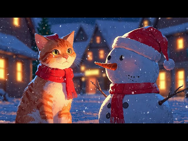 Cozy Christmas Night ☃️ Lofi Winter Vibes ☃️ Christmas Lofi Songs To Listen While Making Snowman