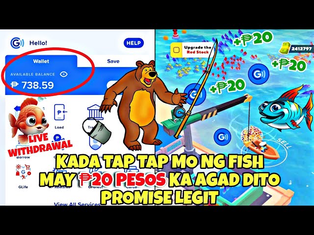 LIBRENG GCASH? FREE ₱20 KADA TAP TAP SA FISH [20SECONDS] ONLY PROMISE LEGIT | NEW EARNINGS APP 2025