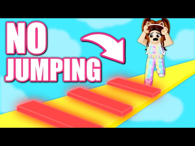 This Crazy Obby But You Can't Jump Had A WEIRD TWIST (Roblox)