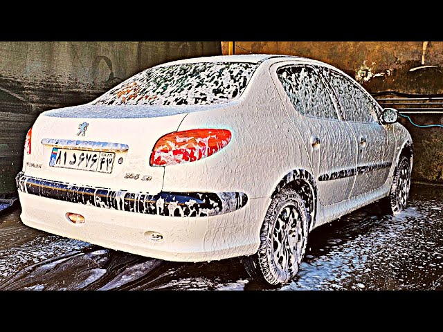 Car wash | cleaning the dirtiest Peugeot car 0 to 100