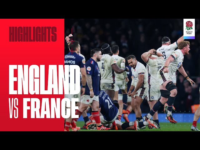 England v France 2025 Six Nations highlights