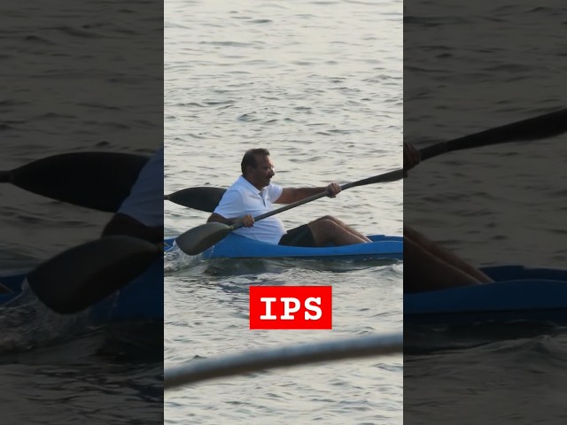 Inspector General of Police kayaking in dam #upsc #ips #ias #motivation #inspiration #shorts