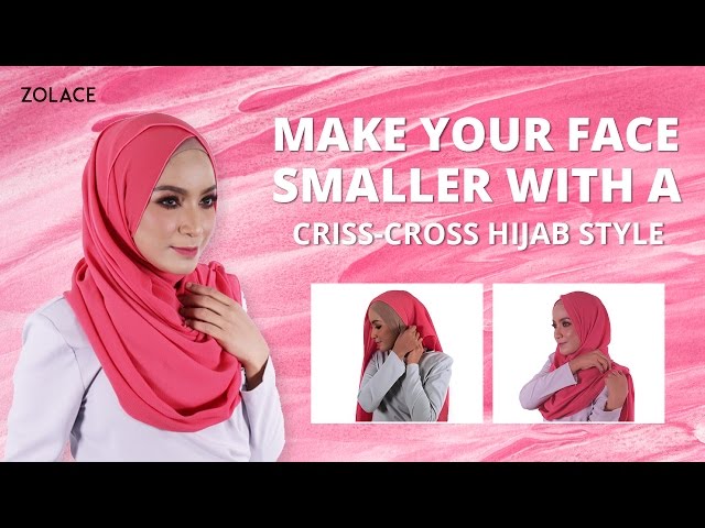 Hijab Shawl Tutorial 2017 -  How To Easily Make a Hijab Criss Cross Style in 2 Minutes!