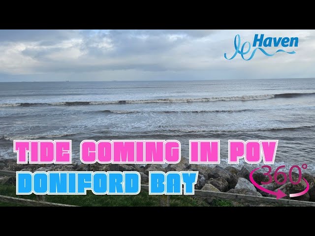 Doniford Bay 360° Real Time Tide POV @Haven | The Marriners LOOK AROUND | SOUND ON!