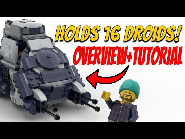 Two AATs make one MTT! Lego AAT ALTERNATE BUILD 75283 Overview and Instructions Star Wars MOC