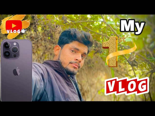 My First Vlog || I Phone 📞 14 Pro Max 😎 || Jungle Me Gaye Ber Khane 🤗 #vlog