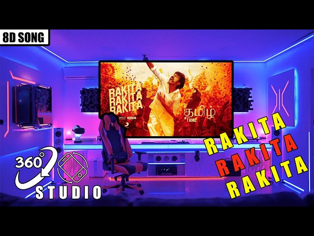 Rakita Rakita Rakita | (8D AUDIO) | Dhanush |Jagame Thandhiram| 360D Audio | AvB TuneX