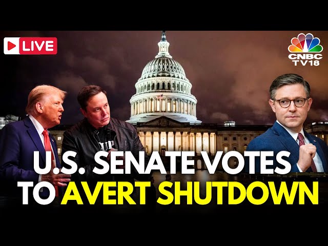 LIVE: US House Senate Votes on Spending Bill as Possible Government Shutdown Looms | Trump | N18G