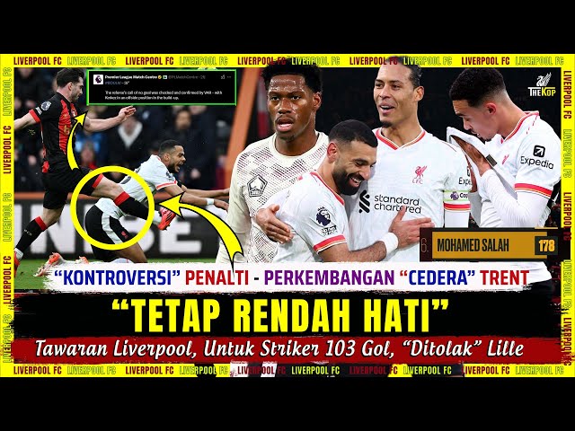 🚨 "TETAP RENDAH HATI" 🎯 "KONTROVERSI VAR" Penalti - Premier League Keluarkan Pernyataan 🔴 LFC