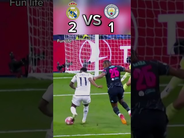 Real Madrid vs Manchester city |3-3| all goals