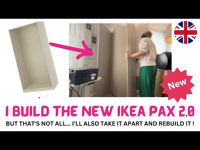 IKEA Pax 2.0 is HERE - I Built It In UNDER 9 Minutes! NEW design