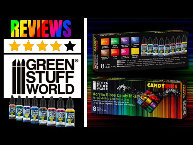 To the point Green Stuff World Acrylic Candy Ink Paint Set Review