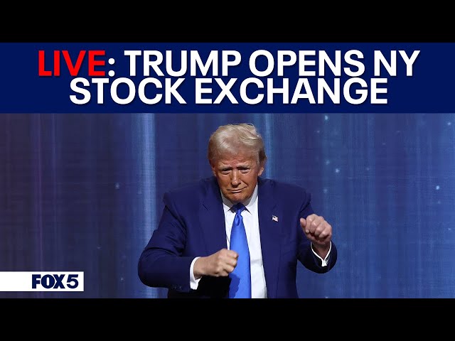 LIVE: President-Elect Trump rings the opening bell at the New York Stock Exchange | FOX 5 DC