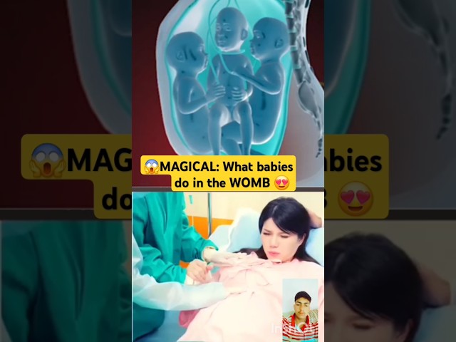 MAGICAL: What babies do in the WOMB 😍 #pregnancy #shorts