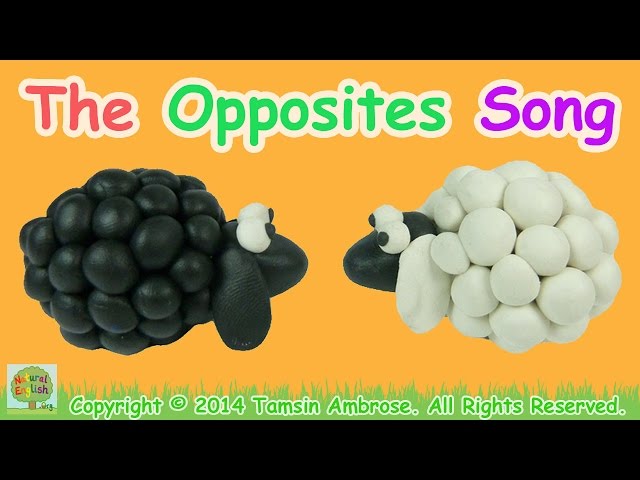 The Opposites Song ~ Antonyms ~ 110 words ~ LEARN ENGLISH Vocabulary