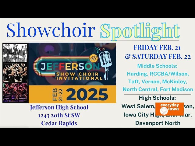 Everyday Iowa - Show Choir Spotlight at CR Jefferson High School!