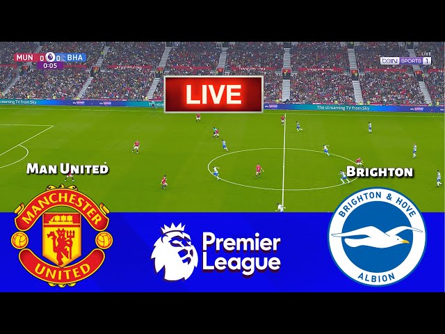 🔴LIVE || Manchester United vs Brighton - English Premier League 2024/25 | PES 21 Simulation