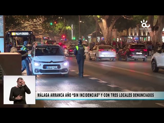 250102 #PolicíaLocalMálaga 🚔 #Seguridad #Navidad - Locales denunciados 📺Noticias Canal Málaga 1+2