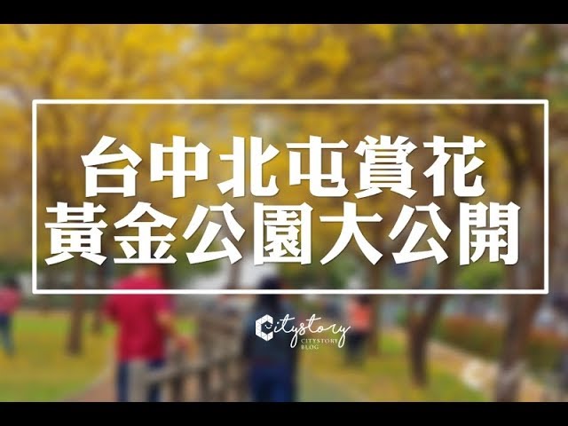 【臺中市北屯區景點】廍子公園-台中最美黃金公園怎能錯過賞花點!