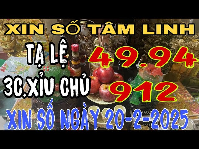 LỘC AN XIN Số Tâm Linh TV Miền Nam 20/02/2025. XIN SỐ TÀI LỘC BA MIỀN / Xin Số LỘC AN TÂM LINH TV