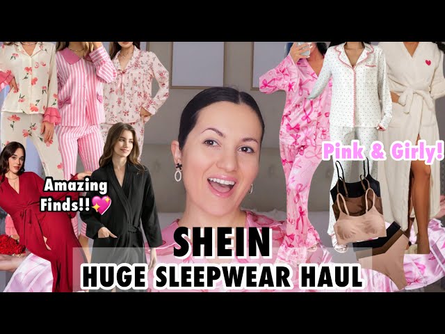 HUGE SHEIN FASHION TRY ON HAUL | *NEW* Pink Cutie pjs, Robes, & Undergarments!