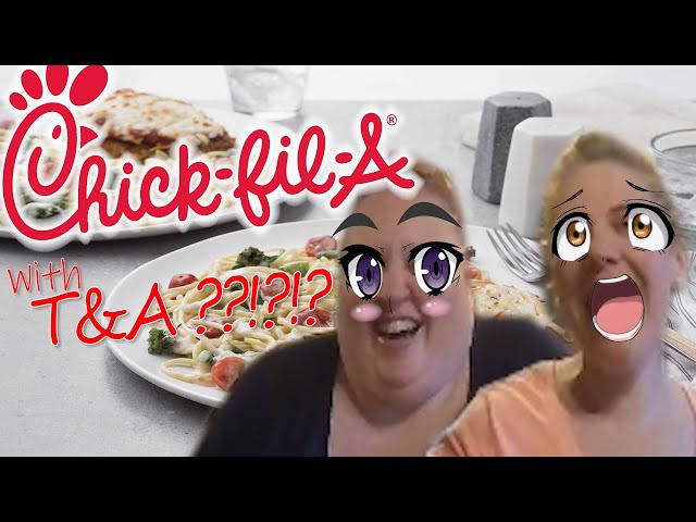 Chick-Fil-a with T AND A !?!?!?!? VR 180 (Chicken Parmesan Review) 🔥