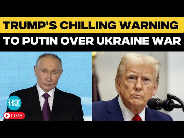 Donald Trump Live: Trump Threatens Putin With Taxes, Tariffs & Sanctions Over Ukraine War | US News